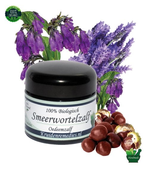 smeerwortelzalf oedeemzalf wat te doen bij vochtvasthouden, natuurlijk middel